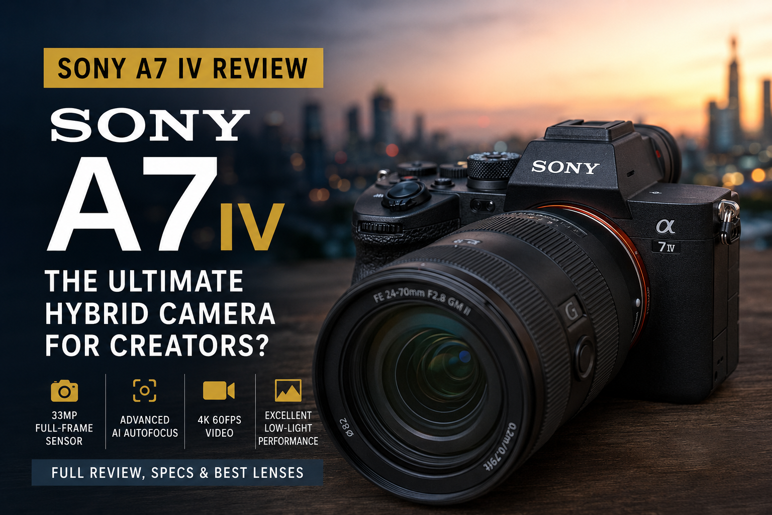 Sony A7 IV Review: The Ultimate Hybrid Camera for Creators?