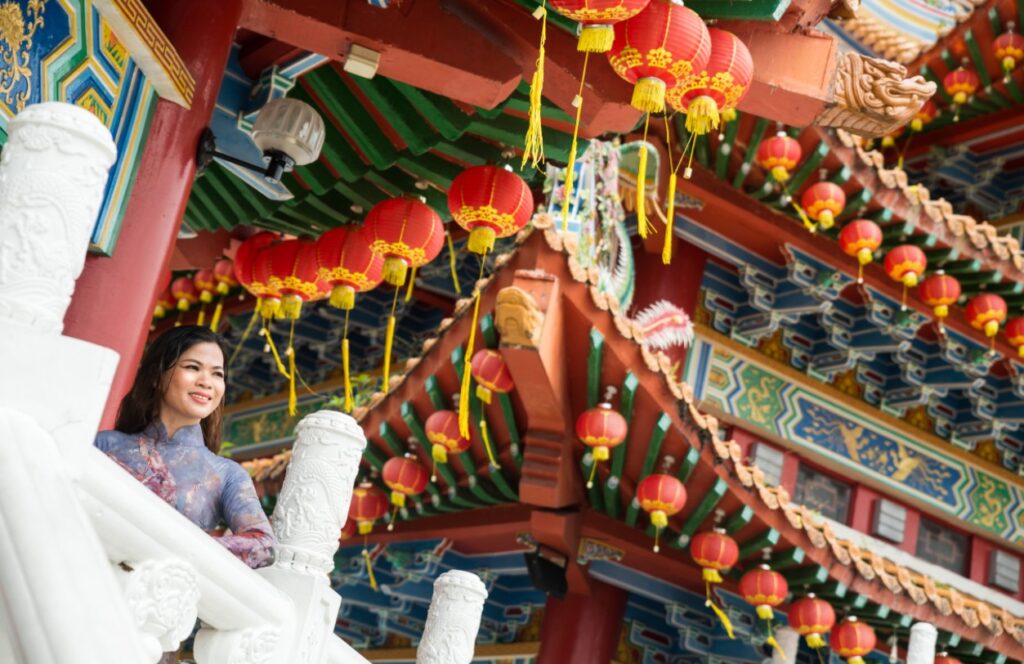 Photoshoots at Thean Hou Temple